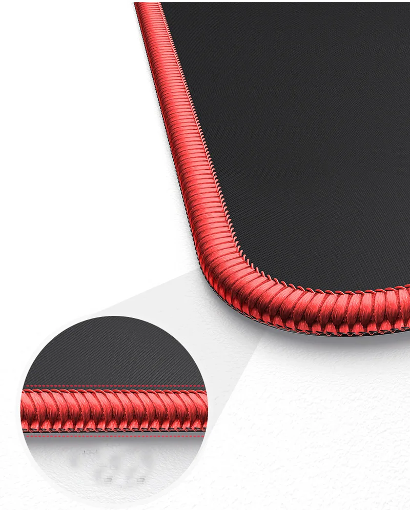 Alfombrilla de ratón para teclado de ordenador, alfombrilla de ratón grande para Gamer, negro, 21x25CM, 25x29CM, 30x70CM, 40x90CM - imagen 5