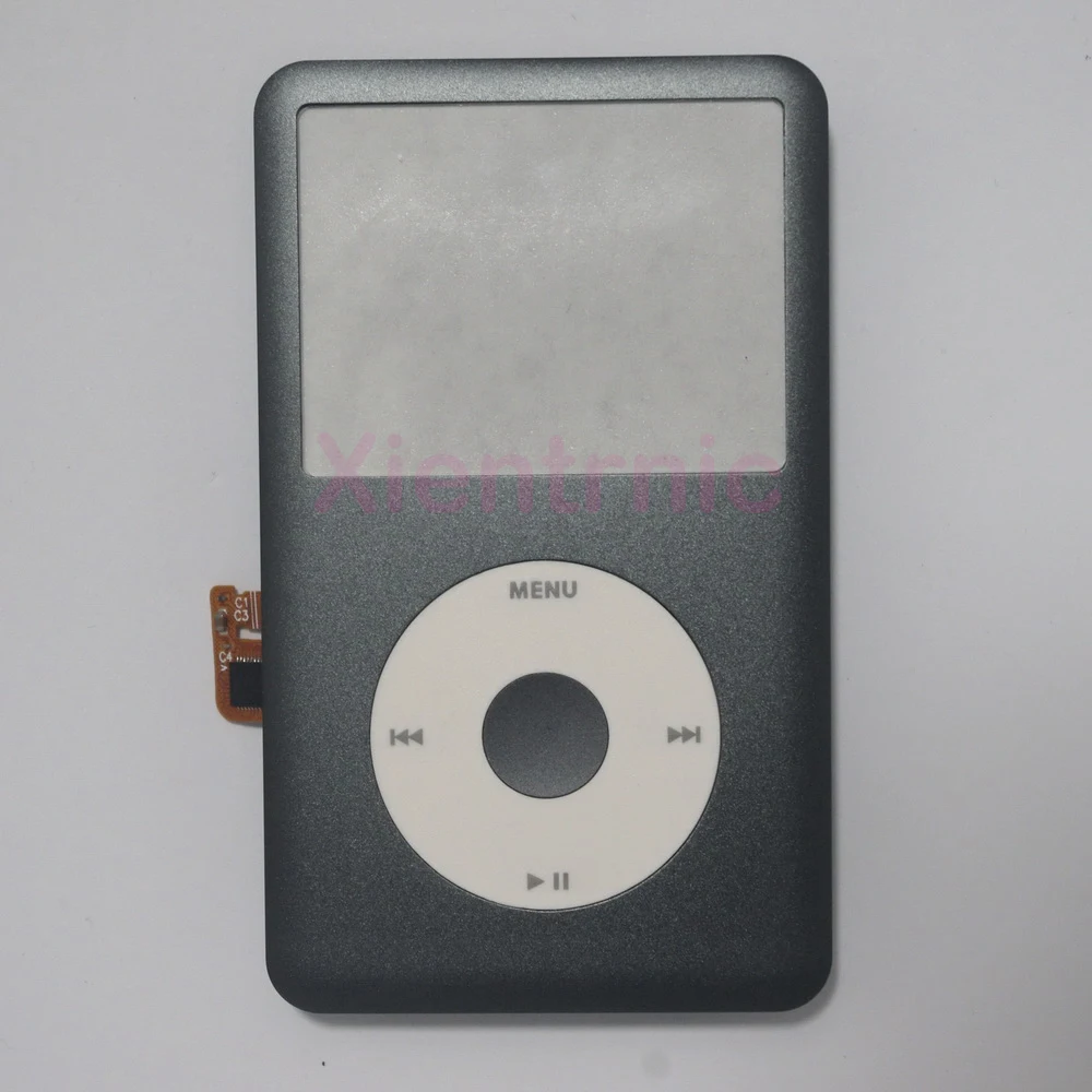 Panel de cubierta frontal para iPod 6th Classic, kit de carcasa de cable flexible con rueda de clic para reemplazo, color gris, A1238 - imagen 5