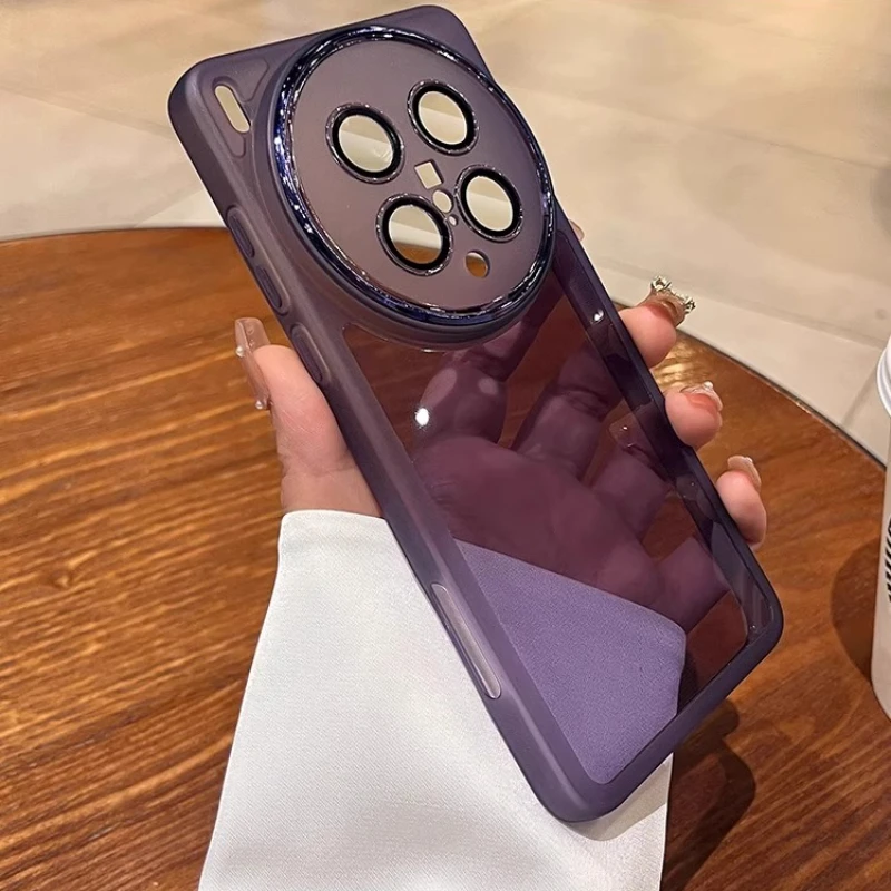 Para VIVO X300 Pro película protectora de cámara de lente completa transparente suave silicona TPU funda trasera de teléfono para VIVO X 300 X300pro cubierta - imagen 2