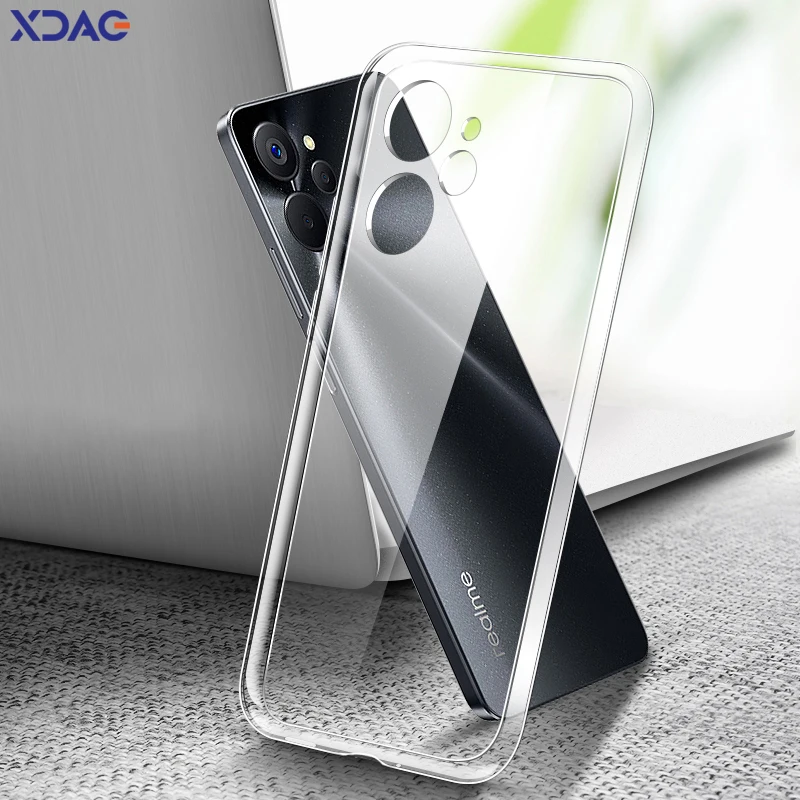 Funda de teléfono transparente ultrafina Original para Realme 9 9i Pro Plus SE 4G 5G 360, fundas protectoras traseras transparentes suaves Realme9ProPlus