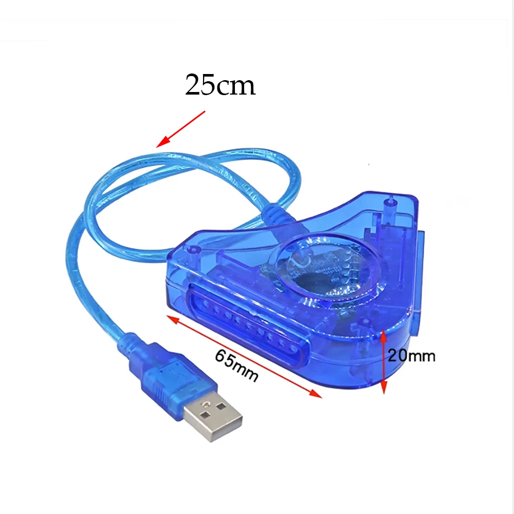 Cable adaptador de interfaz USB 2,0 para PS2, PSX a PC, controlador USB Dual Playstation 2, controlador de juegos Joypad USB, 1 unidad - imagen 2