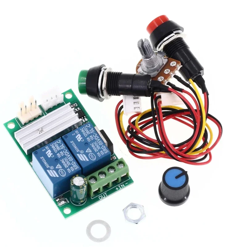 Controlador de velocidad del Motor de CC PWM 6V 12V 24V interruptor de avance y retroceso controlador de Motor de varilla de empuje eléctrica 3A - imagen 4