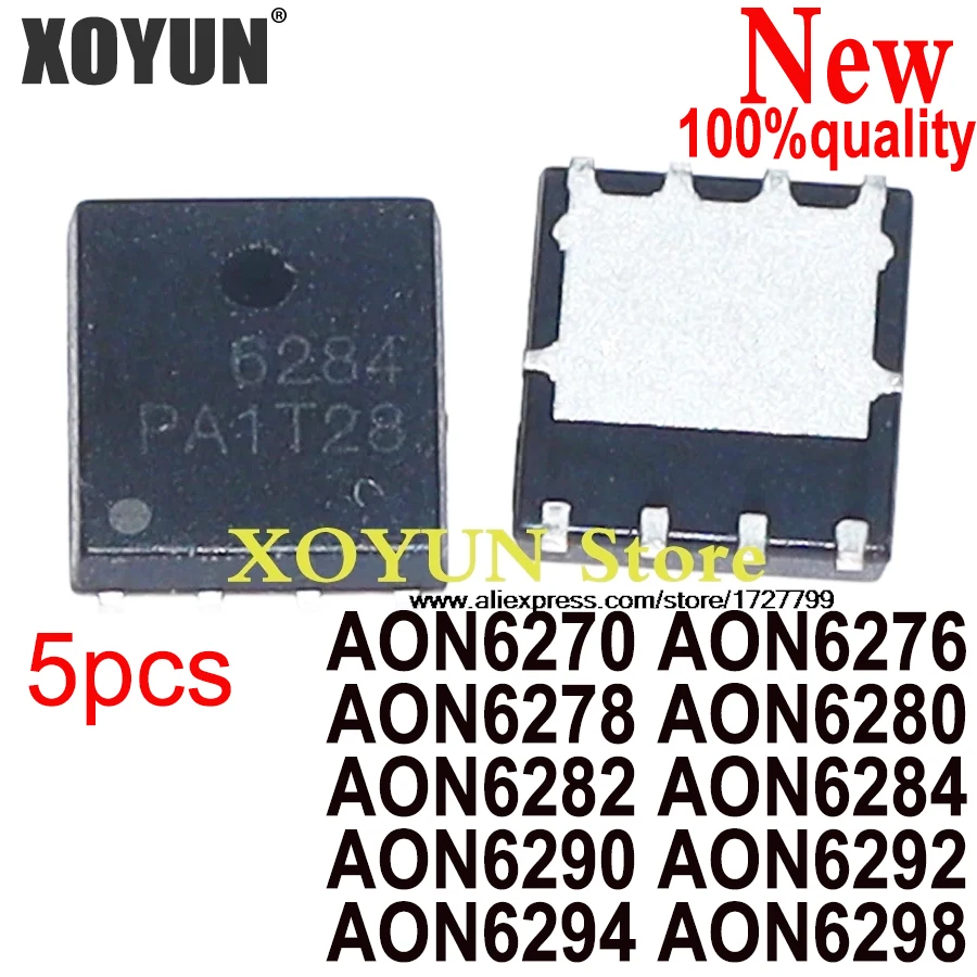 (5 piezas) 100% nuevo AON6270 AON6276 AON6278 AON6280 AON6282 AON6284 AON6290 AON6292 AON6294 AON6298 QFN-8