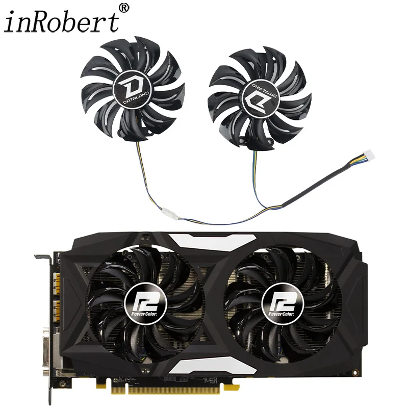 Ventilador de refrigeración para tarjeta de vídeo, Enfriador de 85MM GA91B2U GA91S2U RX580 GPU para PowerColor Radeon Red Dragon AX RX 480 470 580