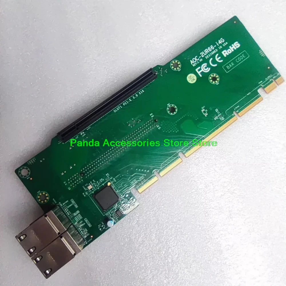 Para ranura para tarjeta de expansión Supermicro AOC-2UR66-i4G