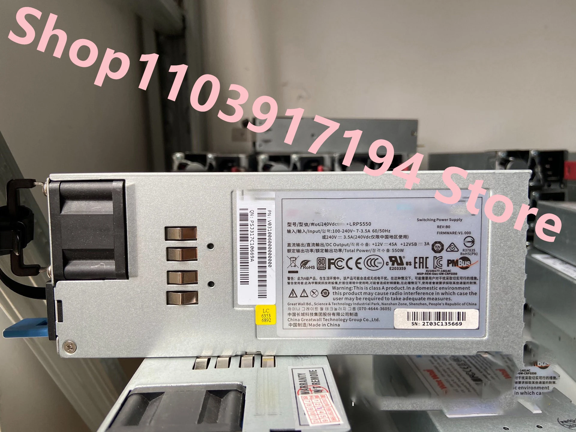 GW-CRPS550 Fuente de alimentación del servidor - imagen 2