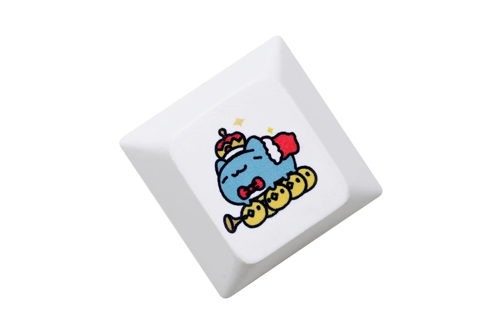 Keycap Meme Blue Cat para mx stem, teclas de subcama de tinte, teclados mecánicos para juegos, perfil de cereza divertido Kitty - imagen 4