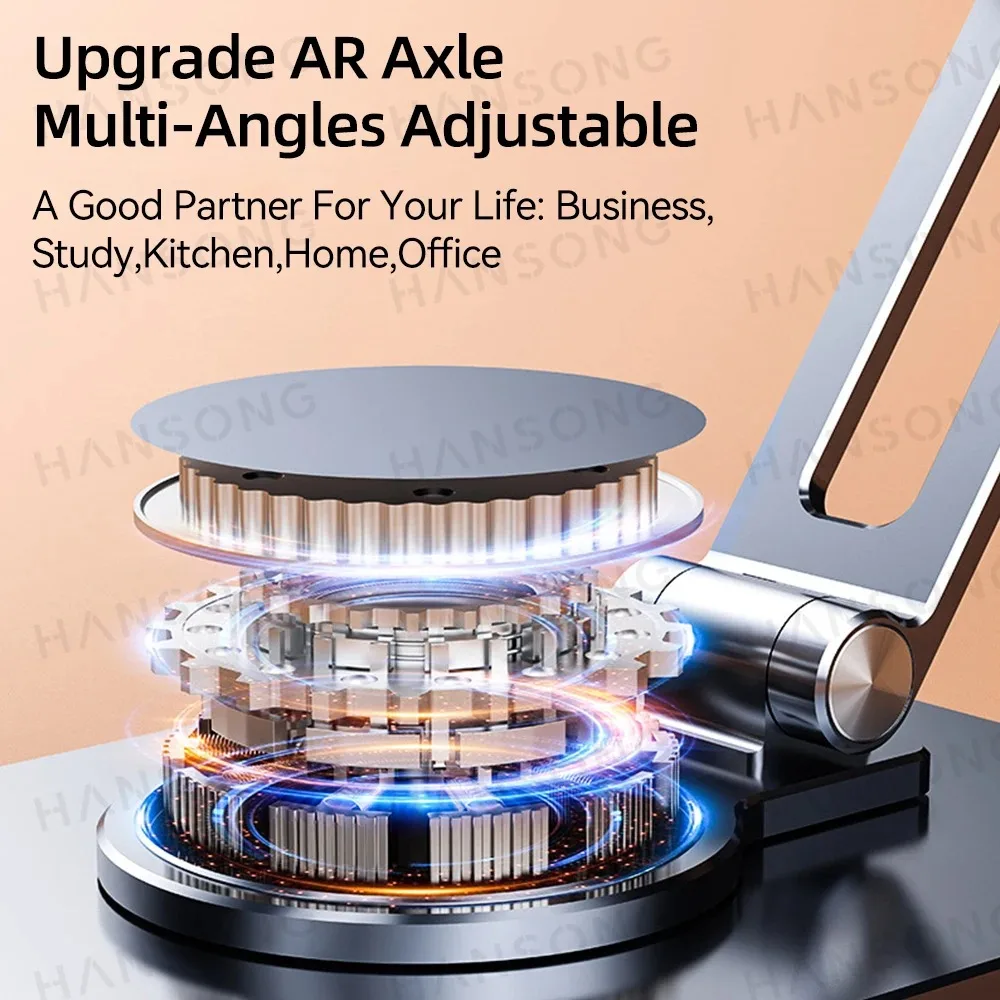 360 ° Soporte de rotación para tableta, soportes plegables ajustables para iPad, teléfono, Samsung, Xiaomi, Lenovo, Huawei, soporte para tableta - imagen 4