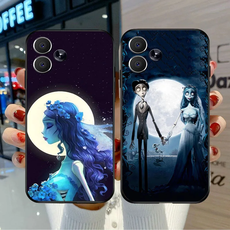 BD-20 Funda negra Corpse Bride para Xiaomi Redmi Note 12 12S POCO F5 F6 M6 Pro Plus - imagen 5