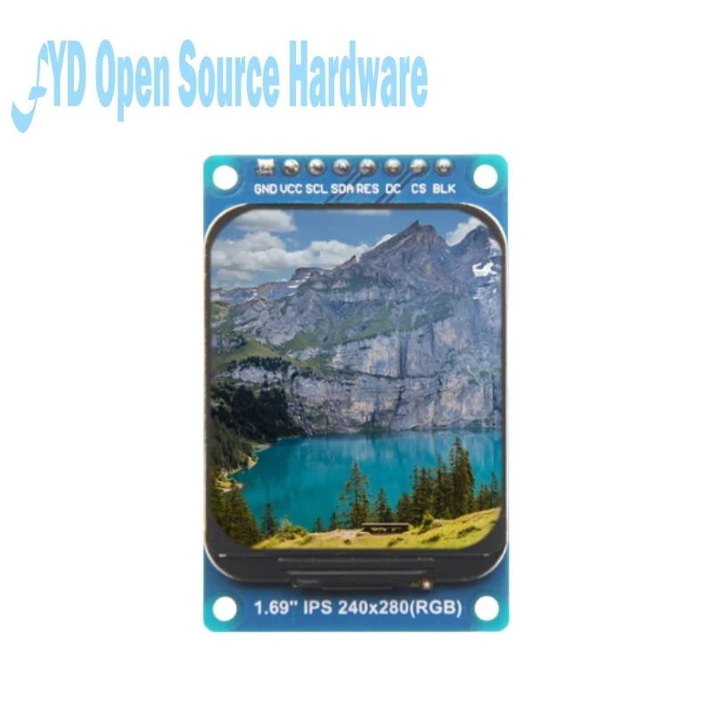 Pantalla LCD de 1,69 pulgadas Ips con ángulo de visión completo, pantalla LCD, módulo de pantalla a Color, puerto serie HD 240x280 - imagen 3