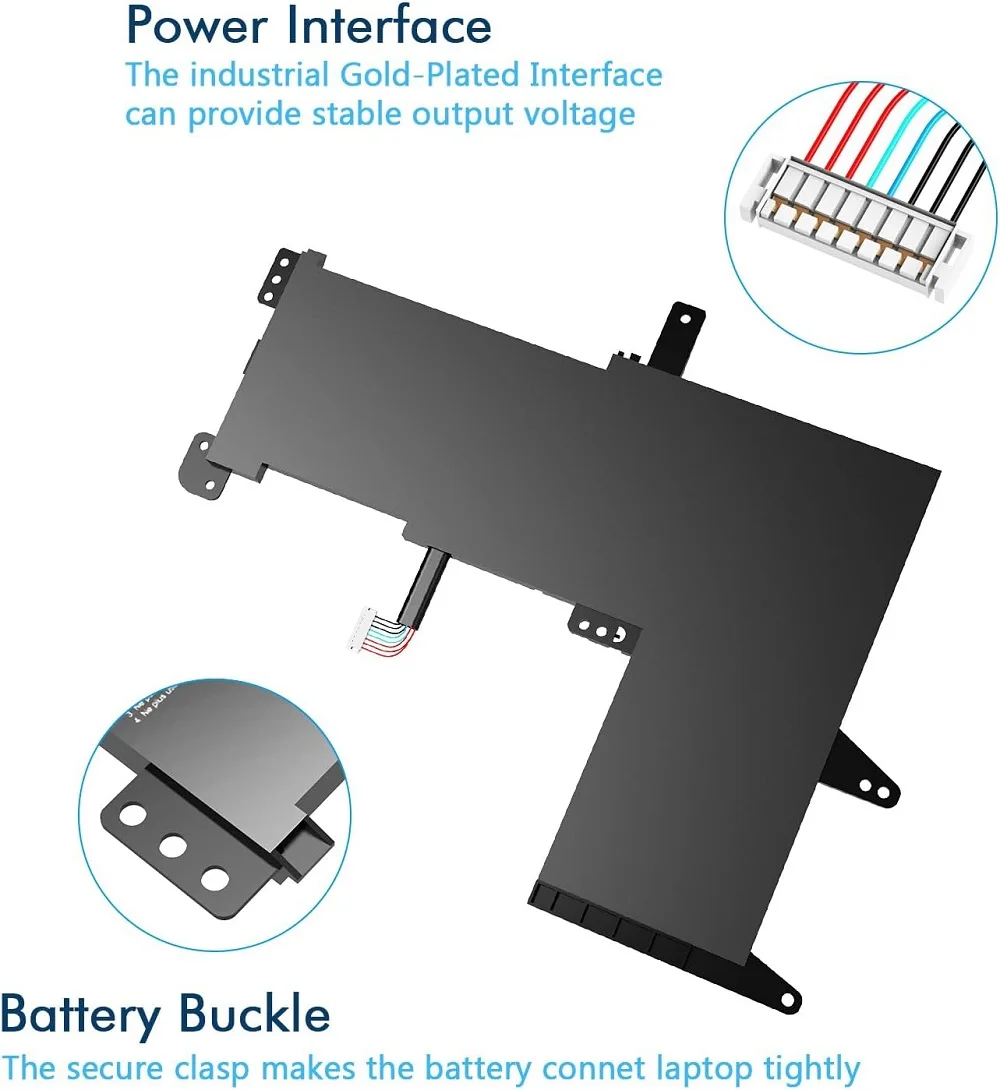 SKOWER 42Wh B31N1637 C31N1637 Batería para asus VivoBook F510 F510UA 15 K510U X510U X510UF X510UQ R520U R520U S15 S510U S510UQ - imagen 5