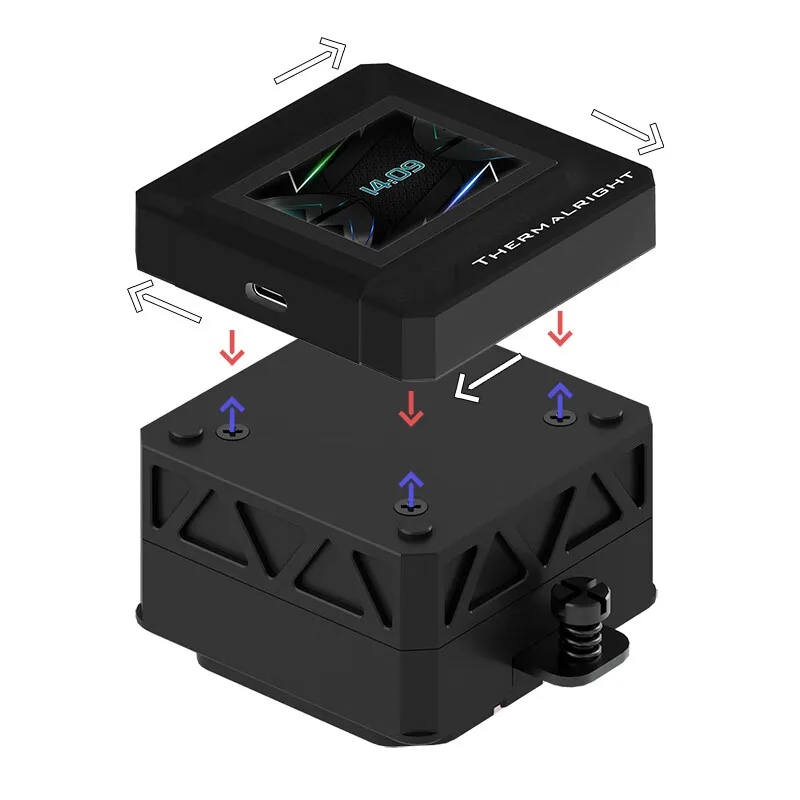 Radiador de refrigeración por agua todo en uno Thermalright FW 360 SE ARGB, pantalla LCD de 2 pulgadas/magnético desmontable/soporta LGA1851/AM5 - imagen 5