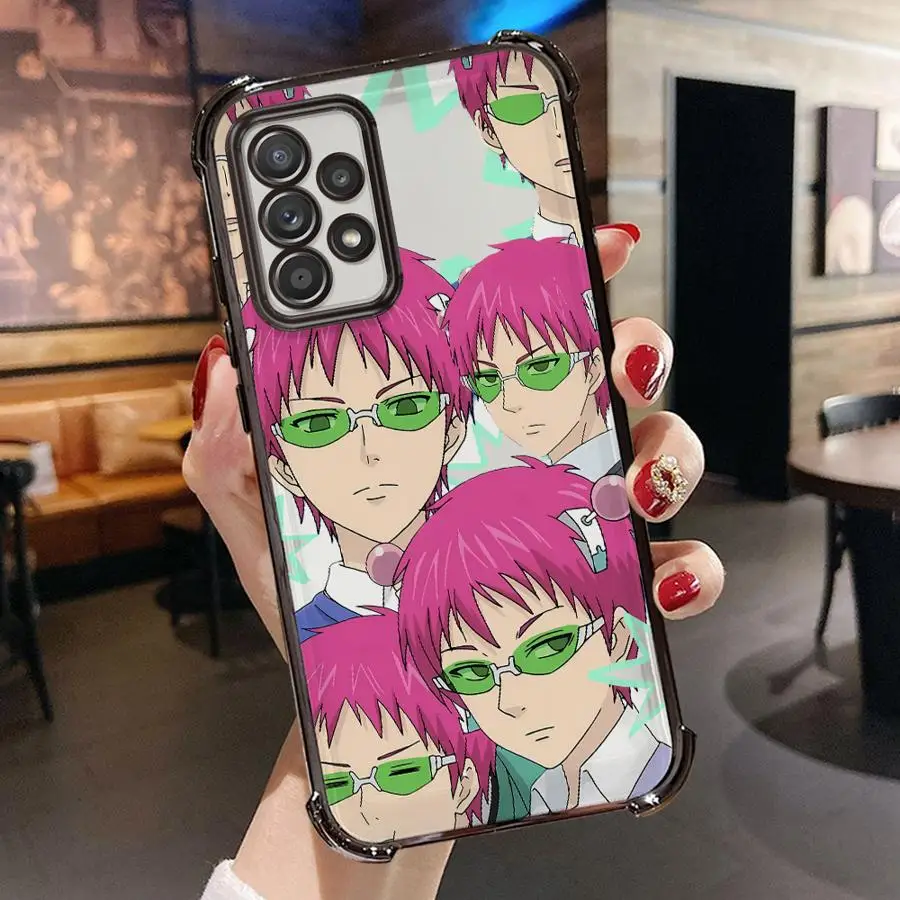 Lindo niño Saiki Kusuo funda suave para Samsung Galaxy A24 A25 A21s A35 A36 A16 A26 A15 A13 A33 A52 A17 - imagen 5