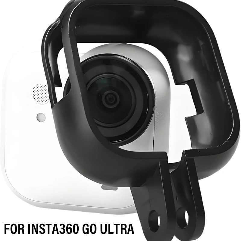 Funda protectora con marco para cámara Insta360 GO Ultra, cubierta protectora con soporte de montaje antiarañazos y a prueba de golpes para Insta360 GO Ultra