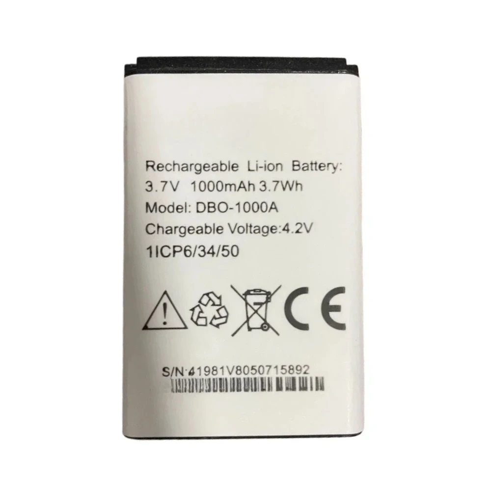 DBO-1000A 2 uds 3,7 V 1000mAh para batería DORO 1372/2404/1370 DORO - imagen 3