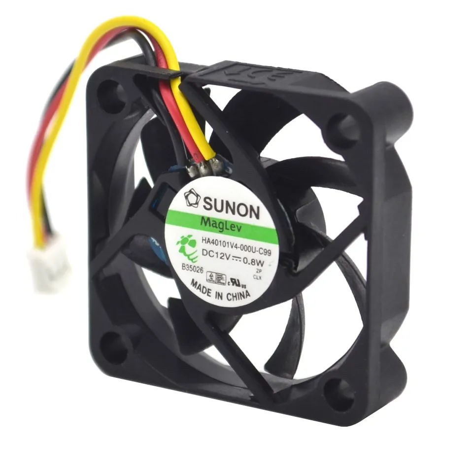 1pcs For SUNON  HA40101V4-0000-C99 4010 40MM 4CM 40*40*10 Cooling Fan 12V 0.8W 0.06A 3pin Support Velocimetry - imagen 4
