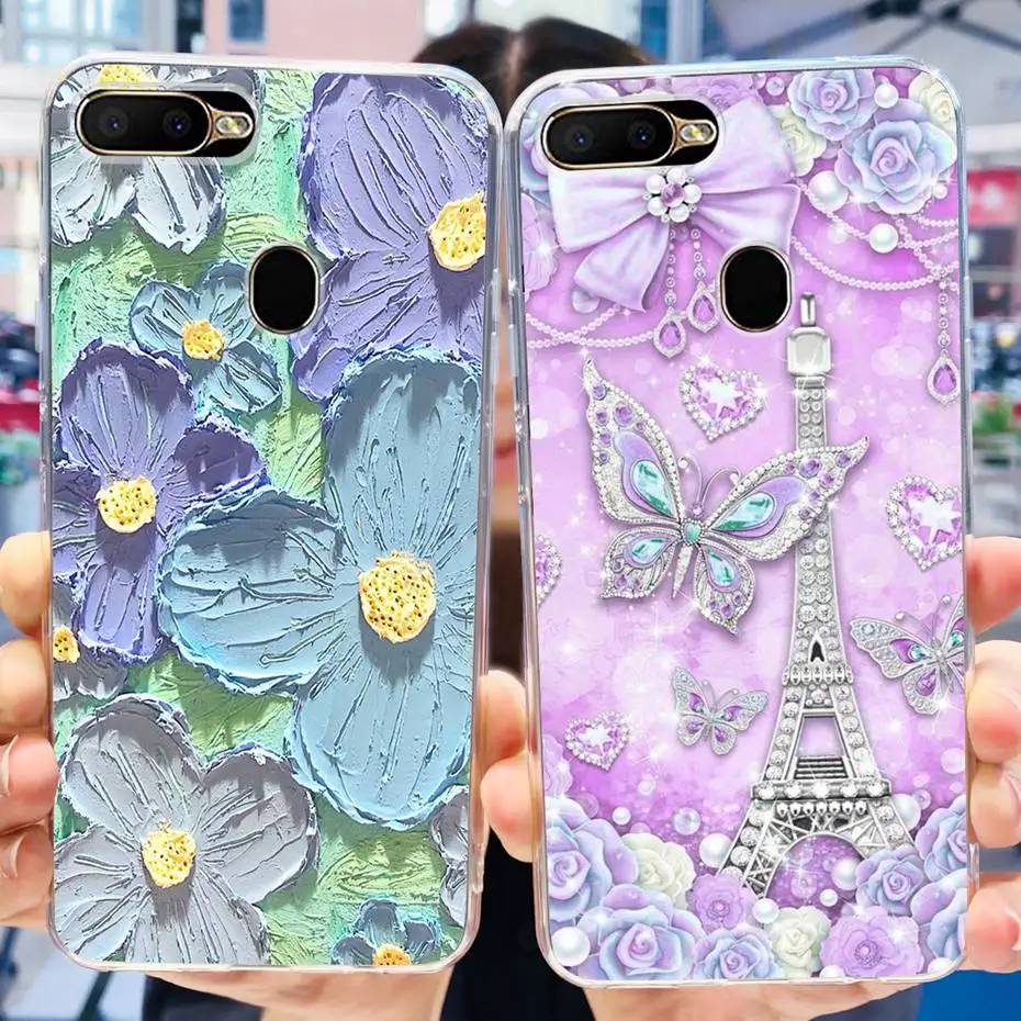 Funda de teléfono para OPPO A5 (AX5S), carcasa trasera de TPU de silicona suave, CPH1909, A5 (AX5), CPH1809