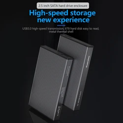 Blueendless Caja para disco duro SATA de 2,5" USB 3.0, 5 Gbps