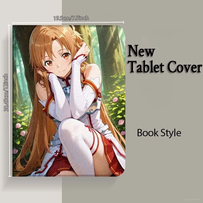 Anime Yuuki Asuna para Lenovo Xiaoxin Pad Pro Tab M10 K10 Plus 3.a generación Y700 11 11,2 11,5 12,7 8,8 pulgadas funda para tableta - imagen 5