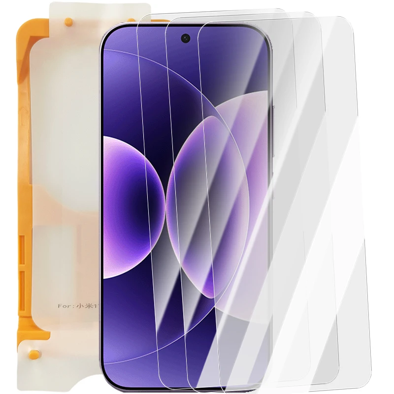 Película cerámica de cubierta completa de fácil instalación sin polvo para Xiaomi Mi 17 17Pro MAX Protector de pantalla Ultra transparente para Mi17 Pro