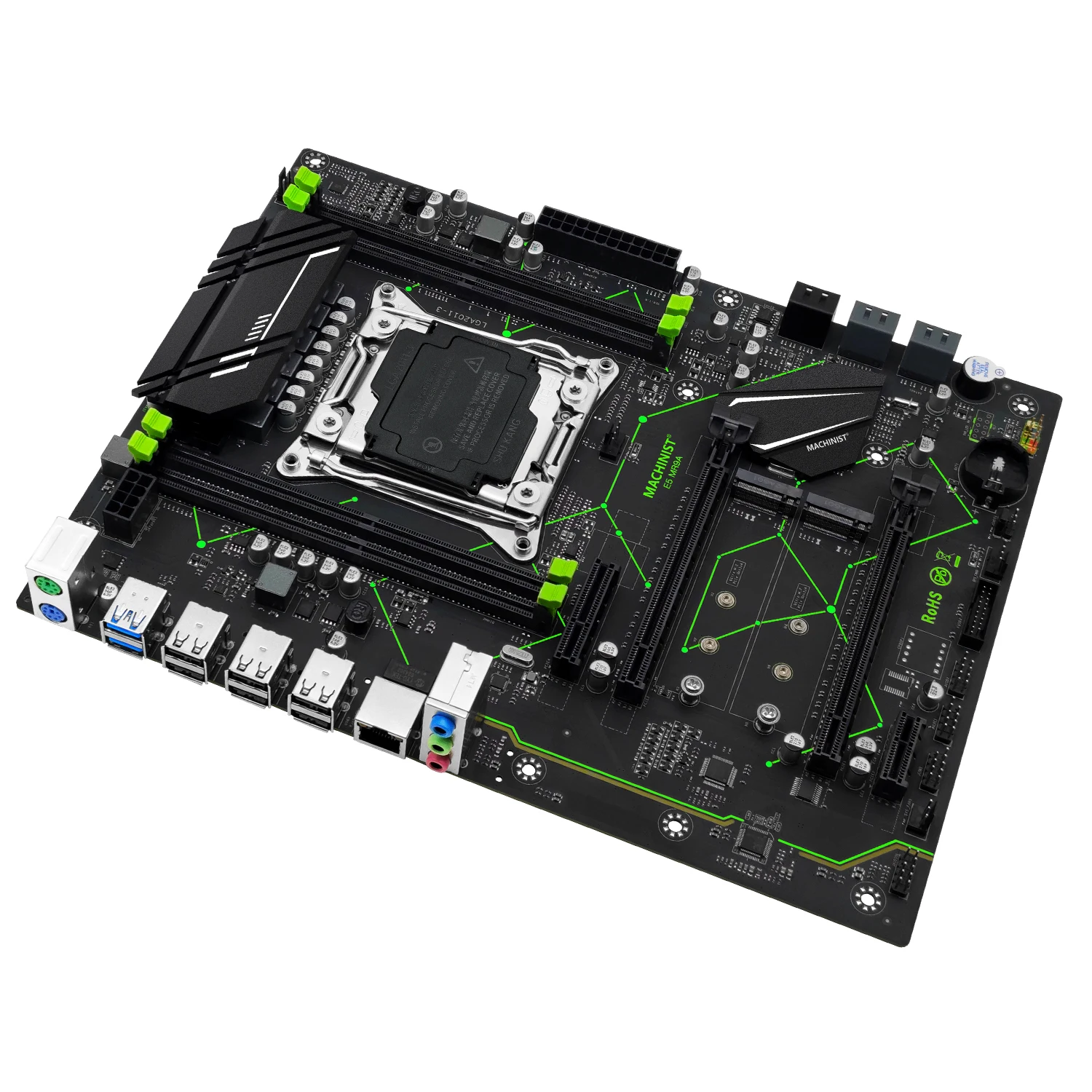 MACHINIST-placa base X99 MR9A, LGA 2011-3, compatible con procesador Xeon E5 V3 V4, serie CPU, memoria DDR4, RAM ATX NVME M.2, cuatro canales - imagen 5