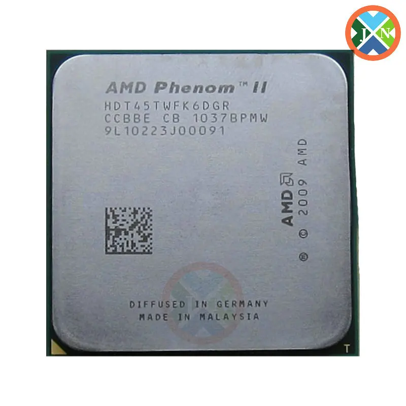 -Procesador AMD Phenom II X6 1045T 1045 2,7 GHz, CPU de seis núcleos, enchufe HDT45TWFK6DGR, AM3