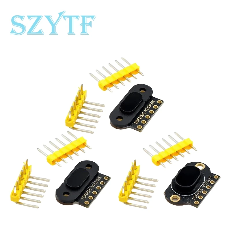 Módulo de Sensor de rango láser TOF050C 200C 400C distancia de tiempo de vuelo TOF salida IIC para Arduino VL6180 VL53L0X VL53L1X - imagen 2