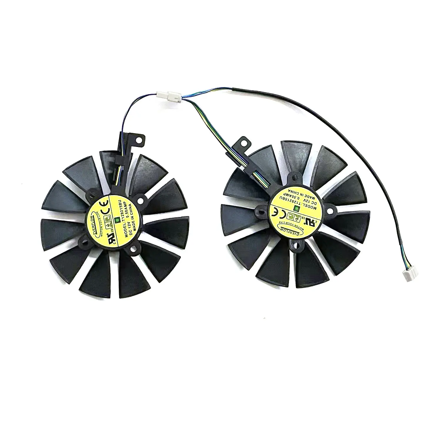 Nuevo ventilador GPU T129215BU de 4 pines 85MM RX580 para ASUS RX580 570 470 GTX1060 1070 accesorios de repuesto para tarjeta gráfica - imagen 4
