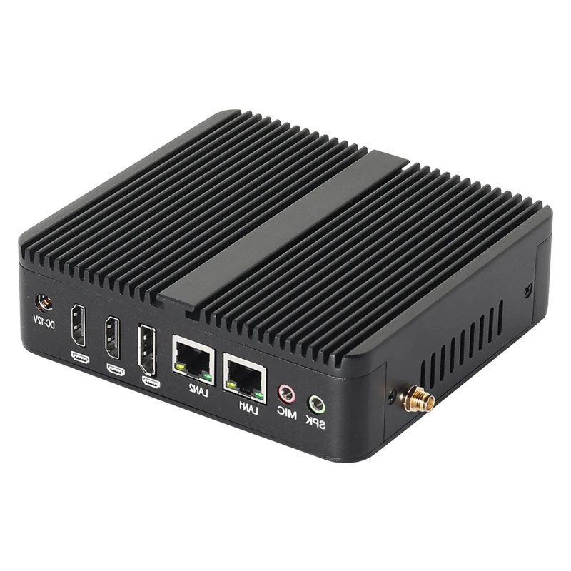 Mini PC Intel N100 2x HDMI 1x DP 2x COM-232 2x Ethernet DDR4 compatible con 1 * mSATA 1 * M.2 SSD 1*2,5 "SSD Win10/11 Linux IPC sin ventilador - imagen 2