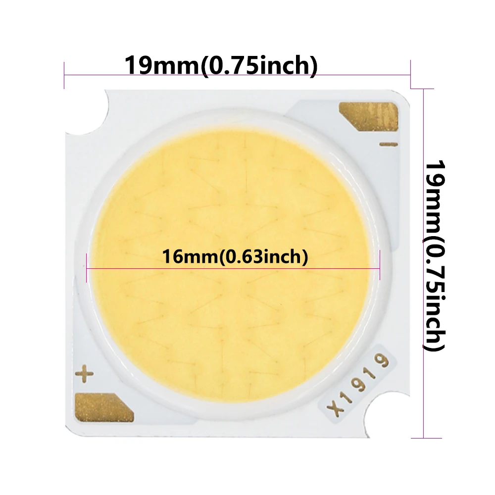 1 Uds bridgelux COB Chip 50W 40W 30W 20W 10W lámpara de matriz led 1919 DC30-33V Led ForTrack iluminación reflector colorido - imagen 3