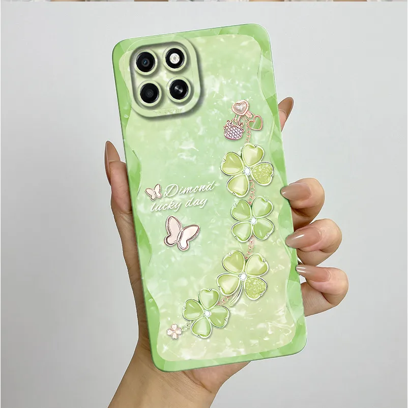 Para Infinix Smart 6 HD Funda X6512 estética mariposa flores Funda de silicona suave para Infinix Smart6 HD Funda de teléfono Funda Coque - imagen 2