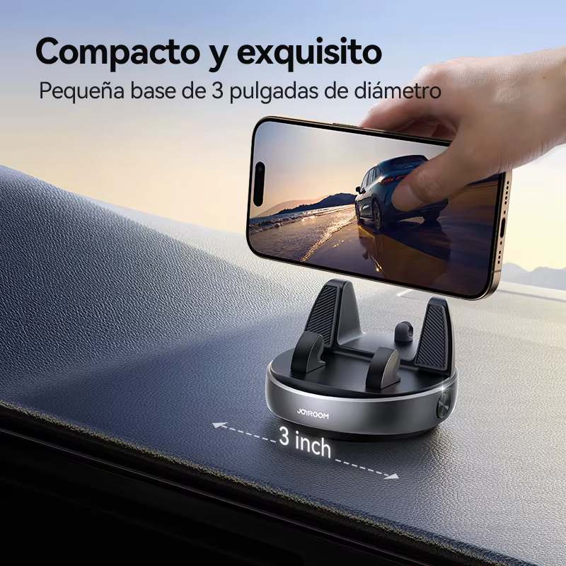Joyroom Soporte Móvil Coche con Rotación 360° - 1 Mano - imagen 2
