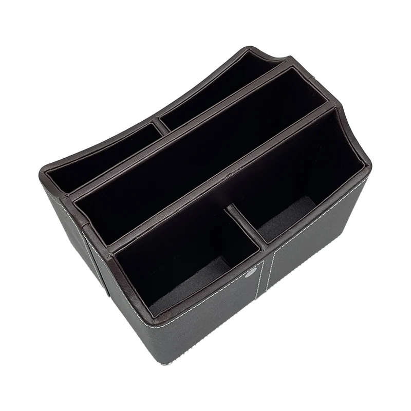 Caddy remoto para mesa, organizador de escritorio giratorio de 360 grados, caja de almacenamiento para bolígrafo, lápiz, brocha de maquillaje, accesorios de oficina - imagen 4