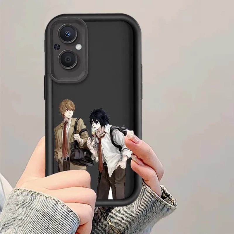 Funda para Teléfono con Diseño de Anime Death Note para OPPO Reno10 Reno8 Reno7 Reno6 Reno5 T Z Lite Pro Plus 5G - imagen 3