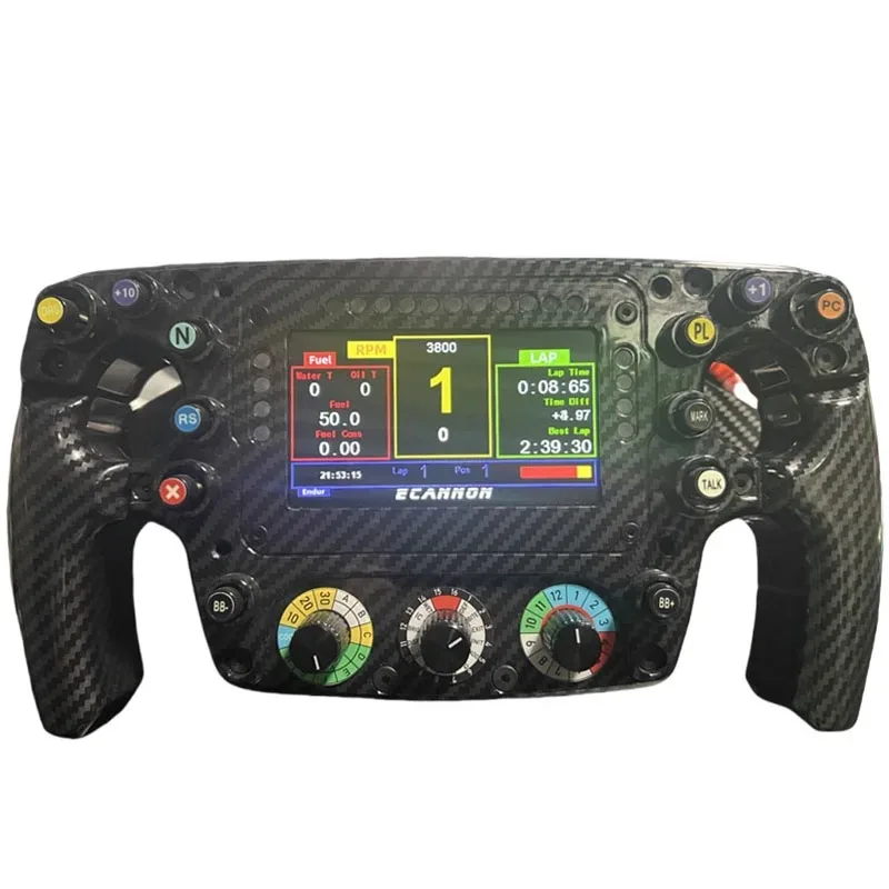 Volante de fórmula ECANNON ECF2 para Logitech Fanatec Thrustmaster F1, simulador de carreras, dirección de juego - imagen 4