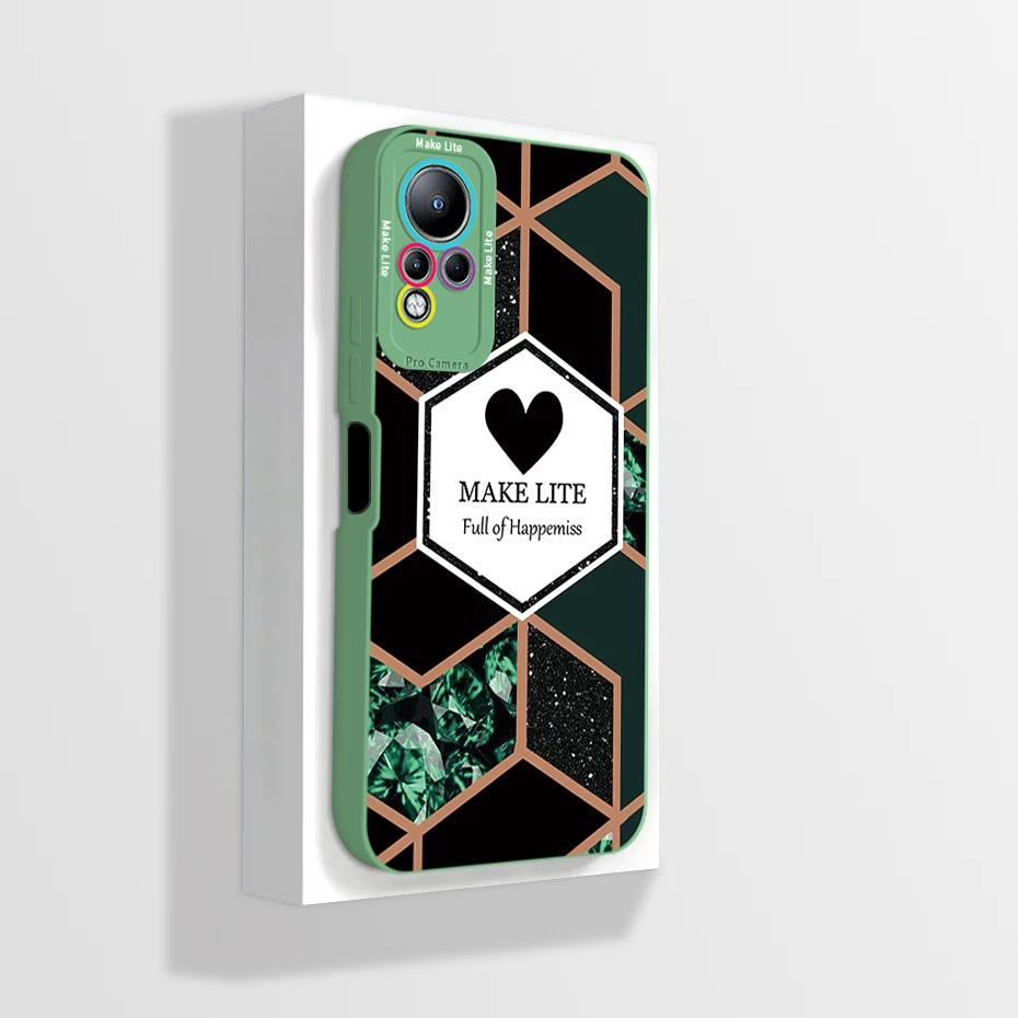 Case for Infinix Note 12 G88 Cover Aesthetic Phone Coque for Infinix Note12 X663 X663C X663D Funda for Infinix Note 11 Soft Case - imagen 2