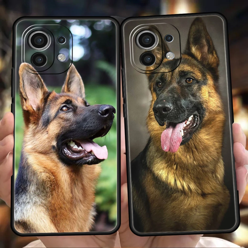 Funda de teléfono para Xiaomi 15 14 13 12 Lite 14T 13T 12T Pro Poco X7 X6 X5 X4 X3 NFC F7 Ultra F6 Pro, funda de belleza para perro pastor alemán
