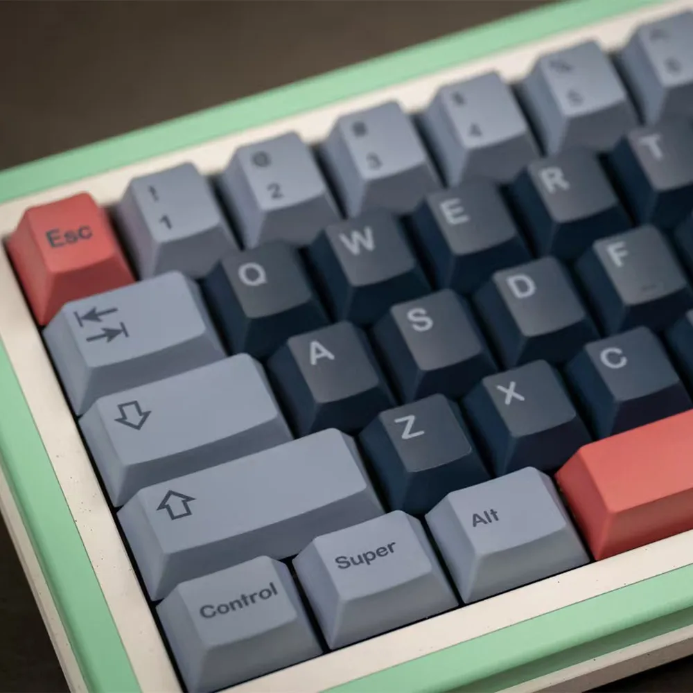 Juego de teclas Sagitario tema Monnai perfil de cereza 143 teclas sublimación de tinte PBT para teclado mecánico Wooting 60 GK64 - imagen 2