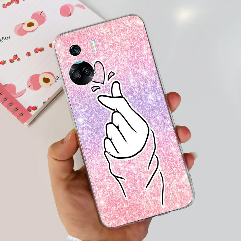 Para Honor 90 Lite 2023 funda con patrón de moda funda trasera transparente de silicona suave para Honor90 Lite CRT-NX1 funda de teléfono Honor 90Lite Capa - imagen 4