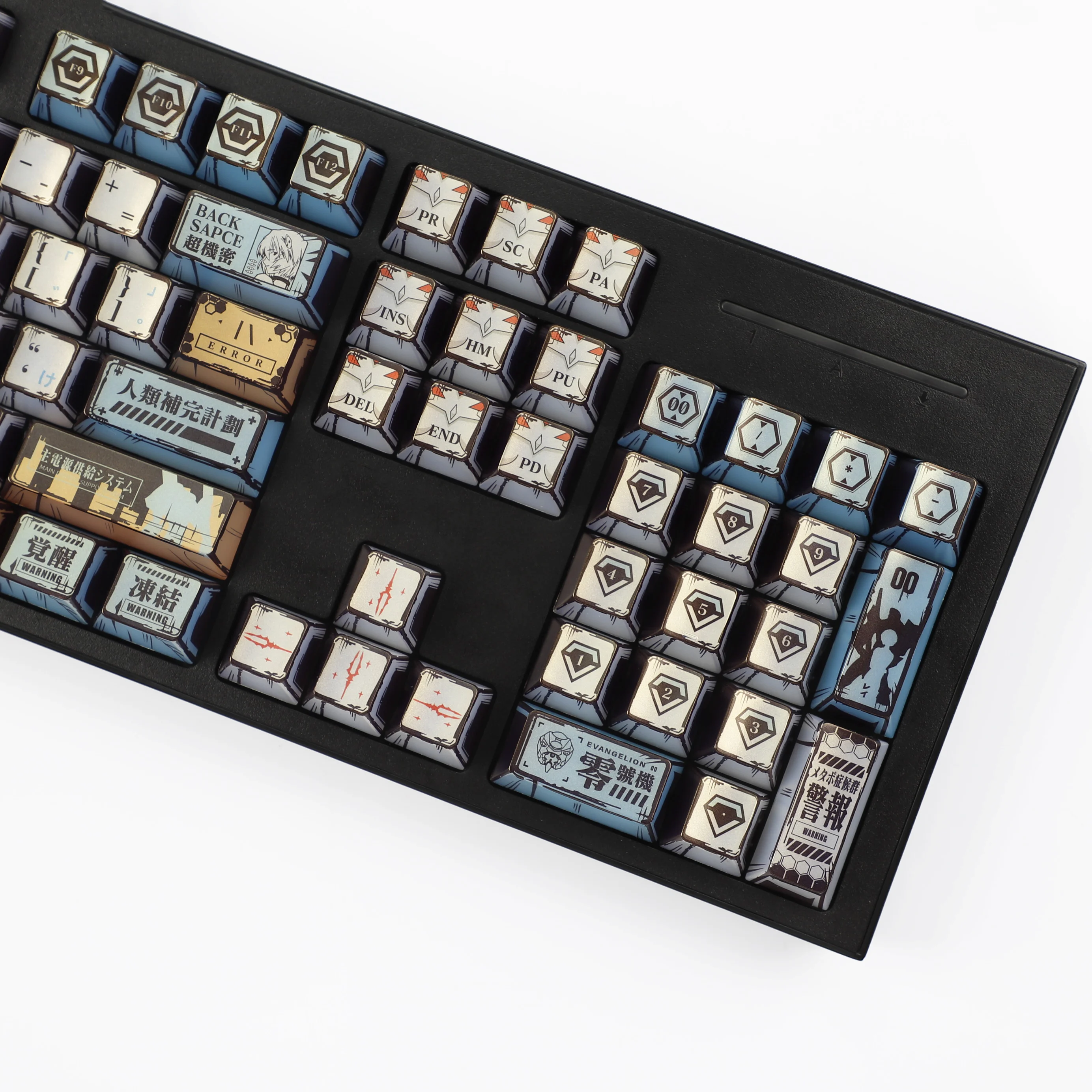 YMDK-teclas Retro nacaradas de Metal EVA, 126 teclas, resistentes al desgaste, perfil de cereza, subteclas para teclado mecánico MX Gaming - imagen 3