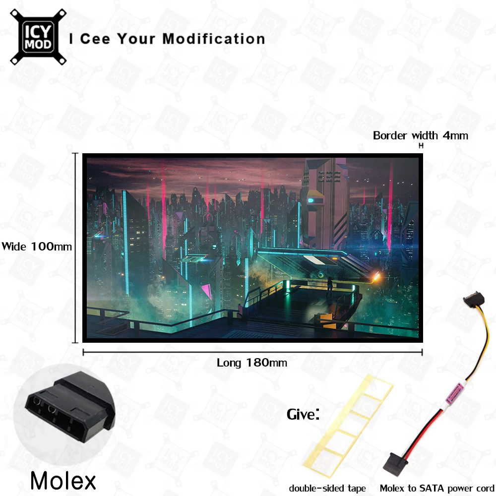 Black Border 10x18mm