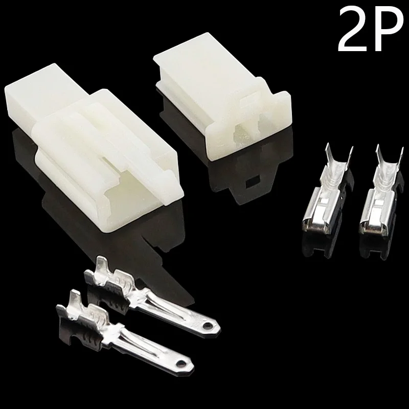 10 juegos por lote 2,8mm 2/3/4/6/9 pines automotriz 2,8 conector de cable eléctrico macho hembra kits de enchufe de terminal de cable motocicleta ebike coche - imagen 3