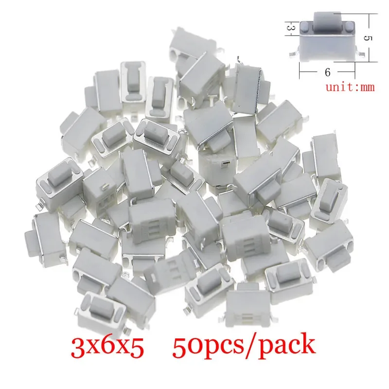 Reinicio de interruptor de hoja, teclas de control remoto de coche, microinterruptor, microinterruptor, botón pulsador surtido, interruptores táctiles - imagen 3