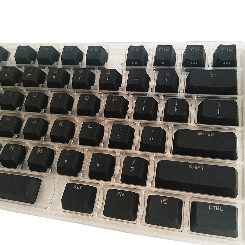 Nuevas teclas de repuesto para teclado mecánico logitech G PRO X, teclas transparentes de eje transversal - imagen 4