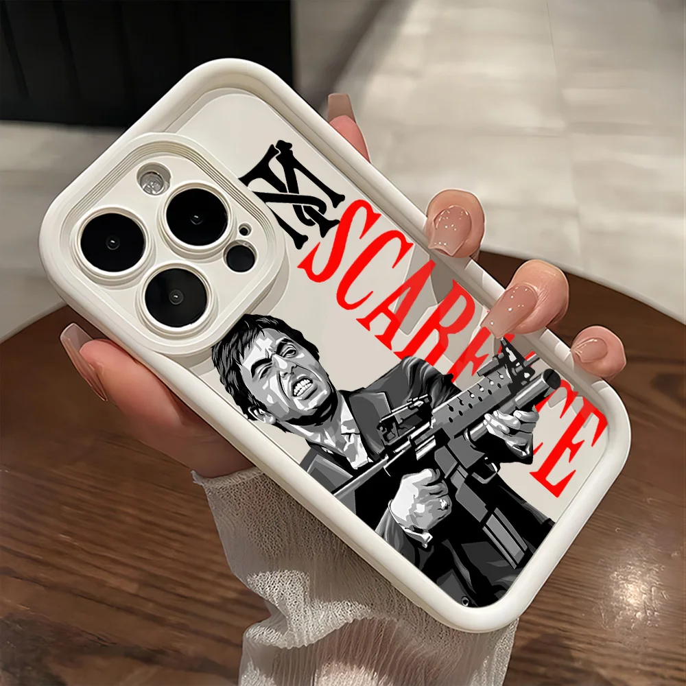 Funda de teléfono S-ScarfaceS de película caliente para Samsung Galaxy A17 A07 A06 A26 A16 A06 A35 A55 A25 A15 A54 A34 A36 A24 4G 5G funda trasera suave - imagen 3