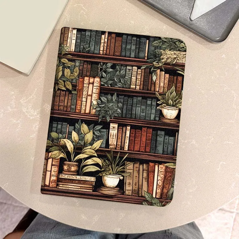 Estantería artística Retro para Samsung Galaxy Tab S9 S10 S6 S7 S8 FE Plus Lite pulgadas, funda plegable para tableta - imagen 5