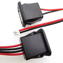 USB 2,0 3A toma de corriente hembra de alta corriente puerto de carga conector interfaz de datos 2 pines 4 pines con cable toma de cargador USB