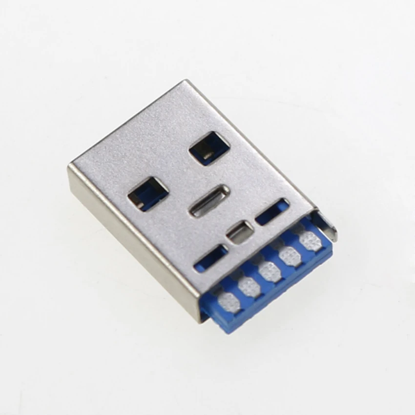 Cltgxddd 10 piezas USB 3,0 tipo A conector de enchufe macho transmisión de datos de alta velocidad 180 grados AM USB3.0 Jack toma de carga soldadura - imagen 2