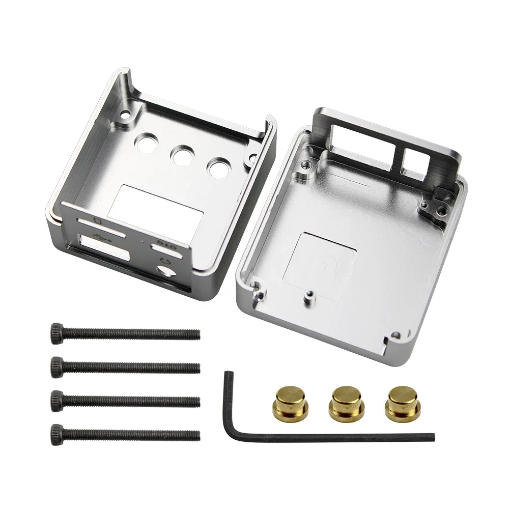 Kit de iniciación completo, compatible con NanoPi NEO/NEO2, carcasa de aluminio totalmente metálica, con pantalla OLED NanoHat - imagen 4