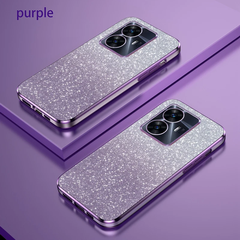 Funda trasera de silicona para teléfono móvil, carcasa de lujo para Realme, C55, Oppo Realme, C55, RMX3710